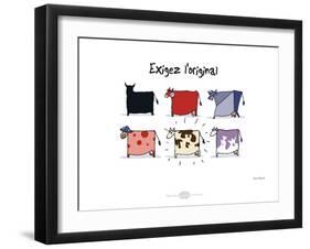 Heula. Exigez l'originale-Sylvain Bichicchi-Framed Art Print