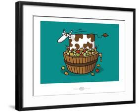 Heula. Fabrication du cidre normand-Sylvain Bichicchi-Framed Art Print