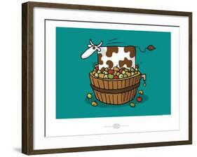 Heula. Fabrication du cidre normand-Sylvain Bichicchi-Framed Art Print