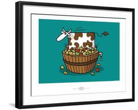 Heula. Fabrication du cidre normand-Sylvain Bichicchi-Framed Art Print