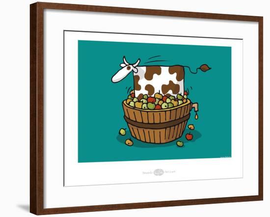 Heula. Fabrication du cidre normand-Sylvain Bichicchi-Framed Art Print