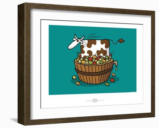 Heula. Fabrication du cidre normand-Sylvain Bichicchi-Framed Art Print