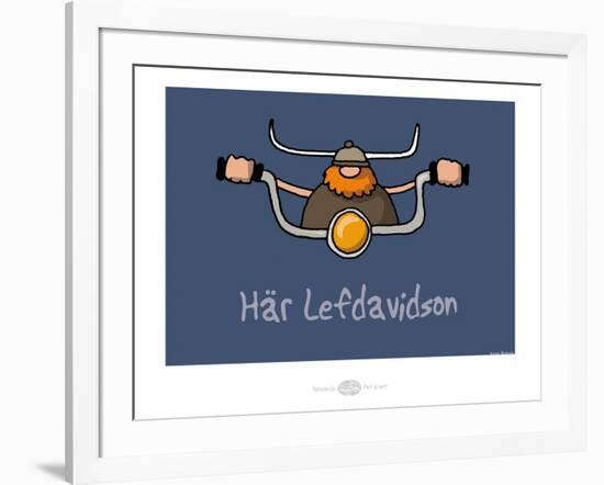 Heula. Här Lefdavidson-Sylvain Bichicchi-Framed Art Print