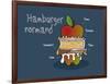 Heula. Hamburger normand-Sylvain Bichicchi-Framed Art Print