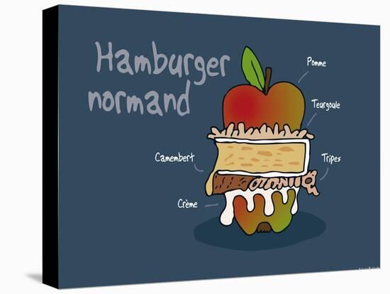 Heula. Hamburger normand-Sylvain Bichicchi-Stretched Canvas