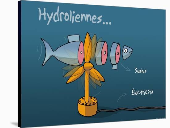 Heula. Hydroliennes normandes-Sylvain Bichicchi-Stretched Canvas