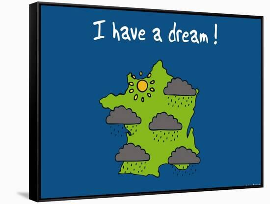 Heula. I have a dream-Sylvain Bichicchi-Framed Stretched Canvas