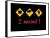 Heula. I survived-Sylvain Bichicchi-Framed Stretched Canvas