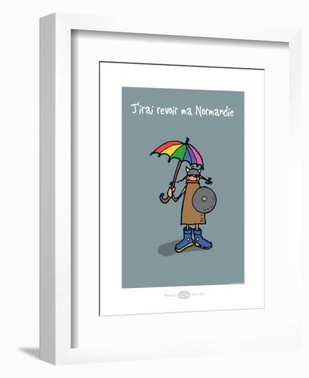 Heula. J'irai revoir ma Normandie-Sylvain Bichicchi-Framed Art Print