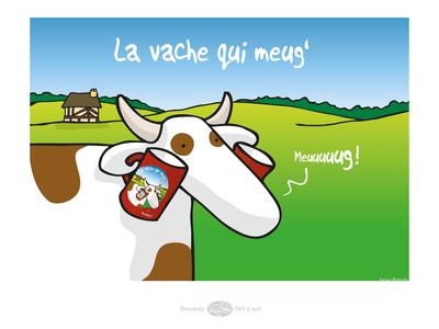 Heula La Vache Qui Meug Art Sylvain Bichicchi Allposters Com