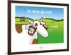 Heula. La vache qui meug-Sylvain Bichicchi-Framed Art Print