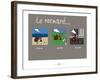 Heula. Le Normand sur son tracteur-Sylvain Bichicchi-Framed Art Print