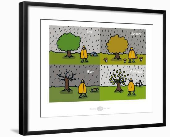 Heula. Les 4 saisons du Normand-Sylvain Bichicchi-Framed Art Print