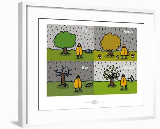 Heula. Les 4 saisons du Normand-Sylvain Bichicchi-Framed Art Print