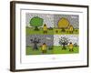 Heula. Les 4 saisons du Normand-Sylvain Bichicchi-Framed Art Print