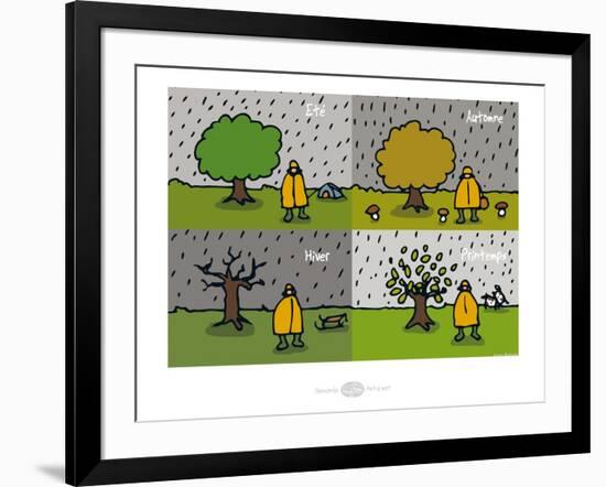 Heula. Les 4 saisons du Normand-Sylvain Bichicchi-Framed Art Print