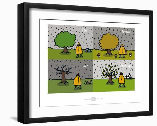 Heula. Les 4 saisons du Normand-Sylvain Bichicchi-Framed Art Print