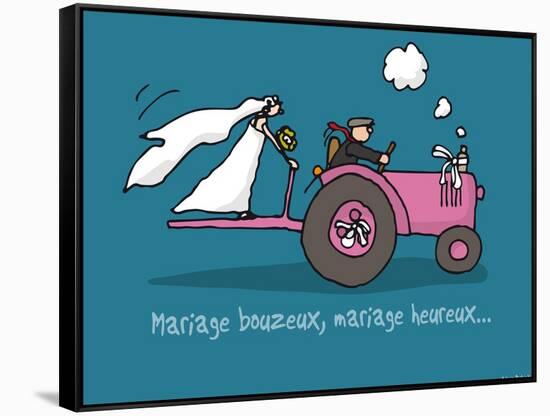 Heula. Mariage bouzeux, mariage heureux-Sylvain Bichicchi-Framed Stretched Canvas