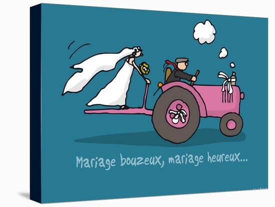 Heula. Mariage bouzeux, mariage heureux-Sylvain Bichicchi-Stretched Canvas