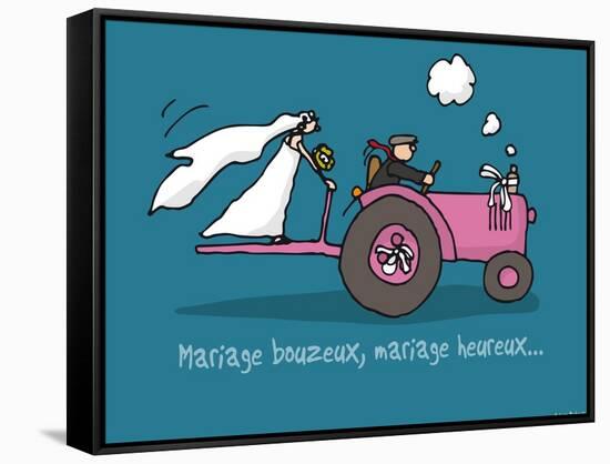 Heula. Mariage bouzeux, mariage heureux-Sylvain Bichicchi-Framed Stretched Canvas