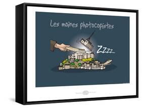 Heula. Mon Saint-Michel photocopieur-Sylvain Bichicchi-Framed Stretched Canvas