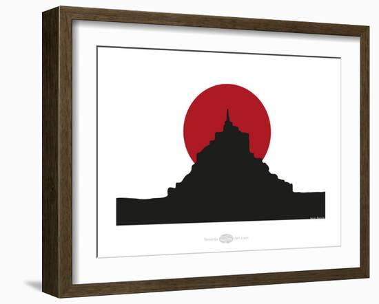 Heula. Mont japonais-Sylvain Bichicchi-Framed Art Print