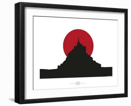 Heula. Mont japonais-Sylvain Bichicchi-Framed Art Print