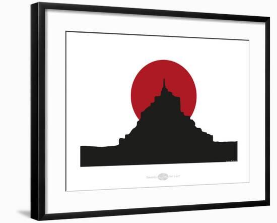 Heula. Mont japonais-Sylvain Bichicchi-Framed Art Print