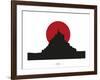 Heula. Mont japonais-Sylvain Bichicchi-Framed Art Print