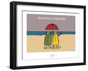 Heula. Naturistes-Sylvain Bichicchi-Framed Art Print