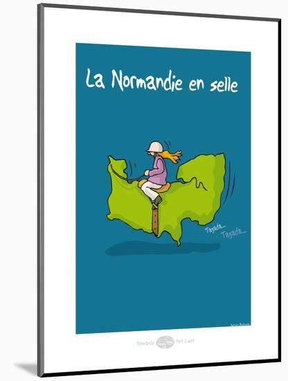 Heula. Normandie en selle-Sylvain Bichicchi-Mounted Art Print