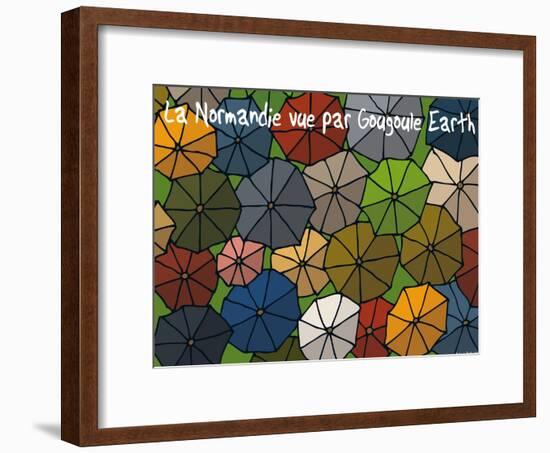 Heula. Normandie par Gougoule Earth-Sylvain Bichicchi-Framed Art Print