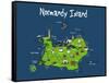 Heula. Normandy island-Sylvain Bichicchi-Framed Stretched Canvas