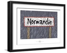 Heula. Panneau Normandie-Sylvain Bichicchi-Framed Art Print