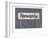 Heula. Panneau Normandie-Sylvain Bichicchi-Framed Art Print