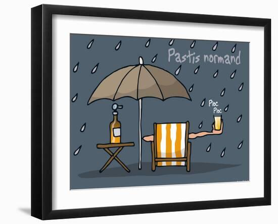 Heula. Pastis normand-Sylvain Bichicchi-Framed Art Print