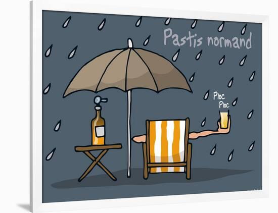 Heula. Pastis normand-Sylvain Bichicchi-Framed Art Print