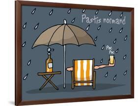 Heula. Pastis normand-Sylvain Bichicchi-Framed Art Print