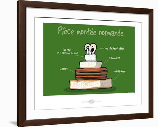 Heula. Pièce montée normande-Sylvain Bichicchi-Framed Art Print