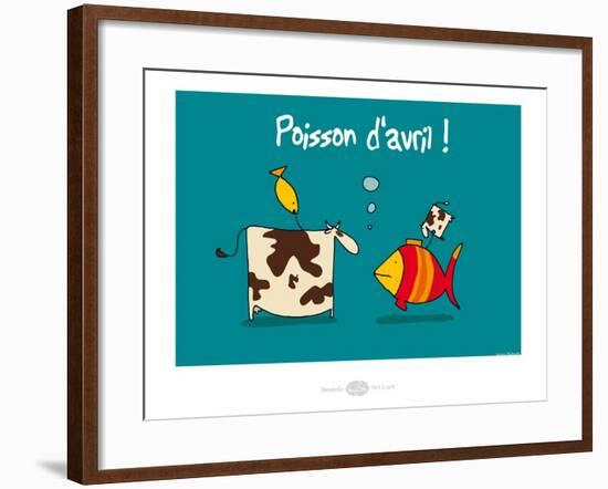 Heula. Poisson d'avril-Sylvain Bichicchi-Framed Art Print