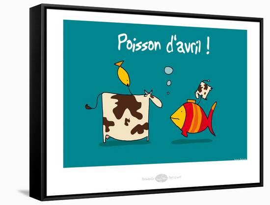 Heula. Poisson d'avril-Sylvain Bichicchi-Framed Stretched Canvas