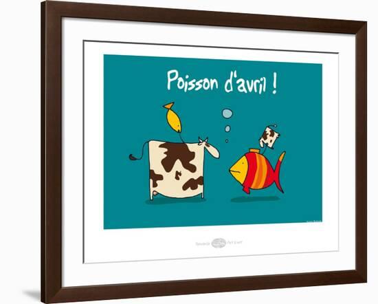 Heula. Poisson d'avril-Sylvain Bichicchi-Framed Art Print