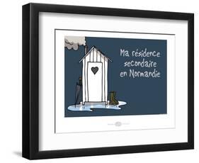 Heula. Résidence secondaire normande-Sylvain Bichicchi-Framed Art Print
