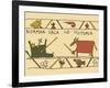 Heula.Tapisserie de Bayeux-Sylvain Bichicchi-Framed Art Print