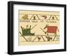 Heula.Tapisserie de Bayeux-Sylvain Bichicchi-Framed Art Print