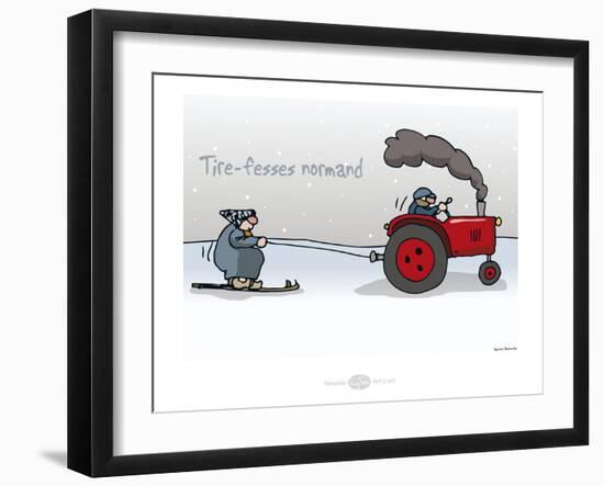 Heula. Tire-fesses normand-Sylvain Bichicchi-Framed Art Print