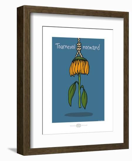 Heula. Tournesol normand-Sylvain Bichicchi-Framed Art Print