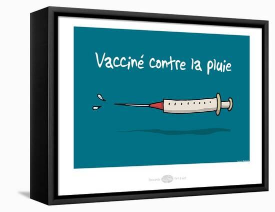 Heula. Vacciné contre la pluie-Sylvain Bichicchi-Framed Stretched Canvas