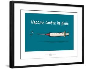 Heula. Vacciné contre la pluie-Sylvain Bichicchi-Framed Art Print