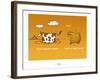 Heula. Vache ensablée-Sylvain Bichicchi-Framed Art Print